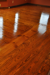 Waxed Wooden Floor